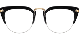 Cassiel Cat Eye Black Glasses2