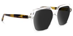 Norah Geometric Clear Sunglasses2