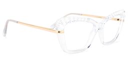 Sophie Cateye Clear Glasses2