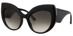 Tania Cateye Black Sunglasses2