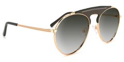 Elvira Geometric Dark-Green Sunglasses2