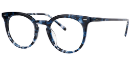 Kermit Round Blue-Black Glasses2