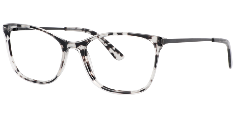 Rectangle Black-Clear Glasses | Zeelool Eyeglasses2