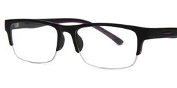 Aletta Half-Rim Purple Glasses2