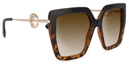 Teagan Square Tortoise Sunglasses2
