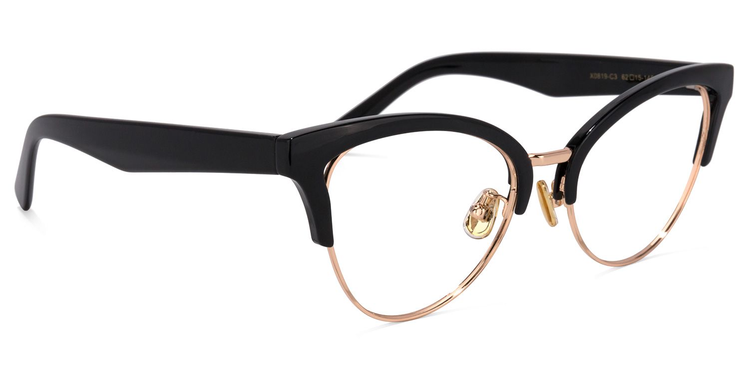 Browline Black Glasses2