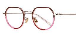 Matthew Geometric Red-Pink Glasses3