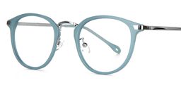 Corrine Round Green Glasses3