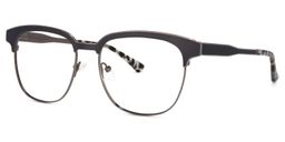 Wren Dark-Gray Browline Glasses1