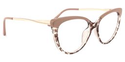 Marcus Cateye Cameo-Brown Glasses2