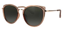 Salome Cat-eye Light-Brown Sunglasses2