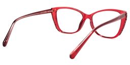 Yoselin Cateye Red Glasses4