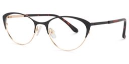 Cian Cat Eye Black Glasses2