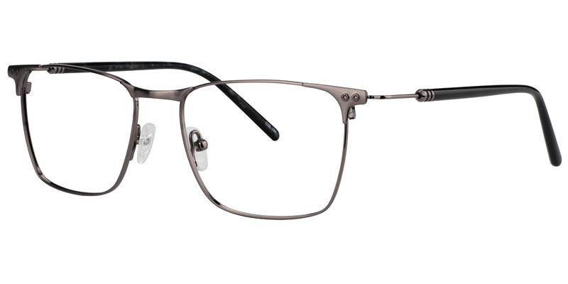 Rectangle Gray Glasses | Zeelool Eyeglasses2