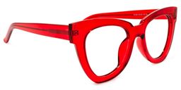 Yaser Geometric Red Glasses2