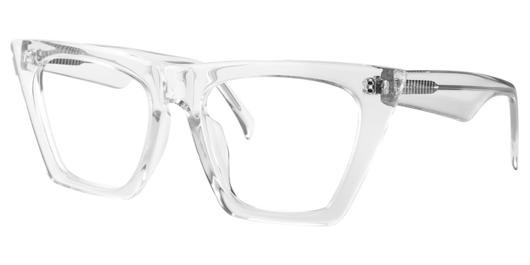 Cecile Cat Eye Clear Glasses