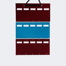 Practical Dark-Red Glasses Hanging Bags1