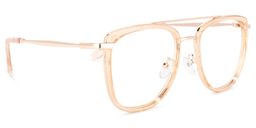 Sanders Aviator Beige Glasses2