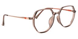 Gonzalez Geometric Brown Glasses2