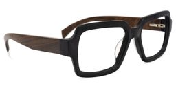 Nikki Square Black Glasses2