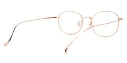 Rafaela Oval Rose-Gold Glasses3