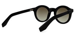 Barger Round Black Sunglasses3