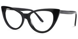 Marilyn Black Cat eye Glasses2