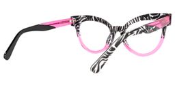 Ivelisse Cateye Black-Pink Glasses3