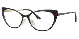 Geraldine Cateye Black Glasses 2