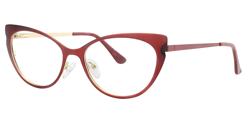 Cateye Red Glasses | Zeelool Eyeglass Frames2