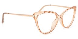 Lucas Cateye Beige Glasses2