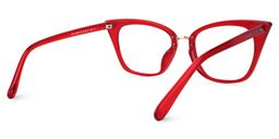 Chandrikar Cat Eye Red Glasses3
