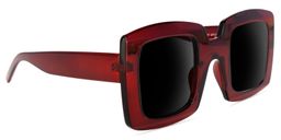 Quincey Square Dark-Red Glasses2