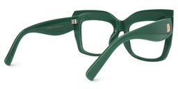 Alberta Cat Eye Green Glasses3