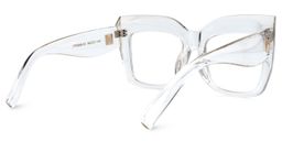 Alberta Cat Eye Clear Glasses3