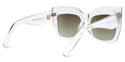 Alberta Cat Eye Clear Sunglasses3