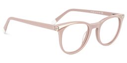 Duran Round Dusty-Pink Glasses1