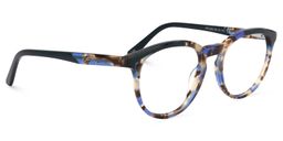 Early Round Blue Glasses1