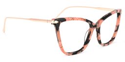 Hilary Butterfly Pink Floral Glasses2
