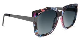 Reeves Square Floral Sunglasses3