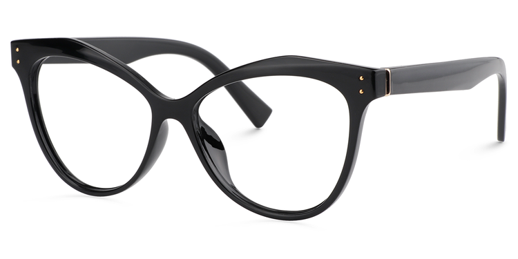 Saul Cateye Black Glasses