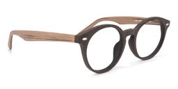Ernst Round Dark-Brown Glasses2