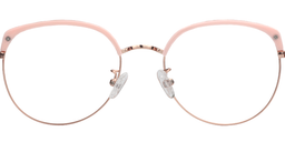 Flora Browline Pink Glasses5