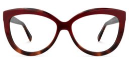 Pradia Cateye Red Glasses0