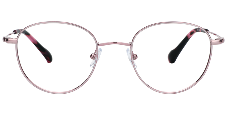 Pamela Round Pink Glasses