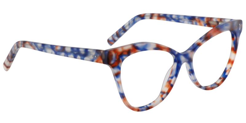 Cateye Blue Glasses3