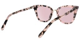 Martha Cat Eye Pink Floral Sunglasses4