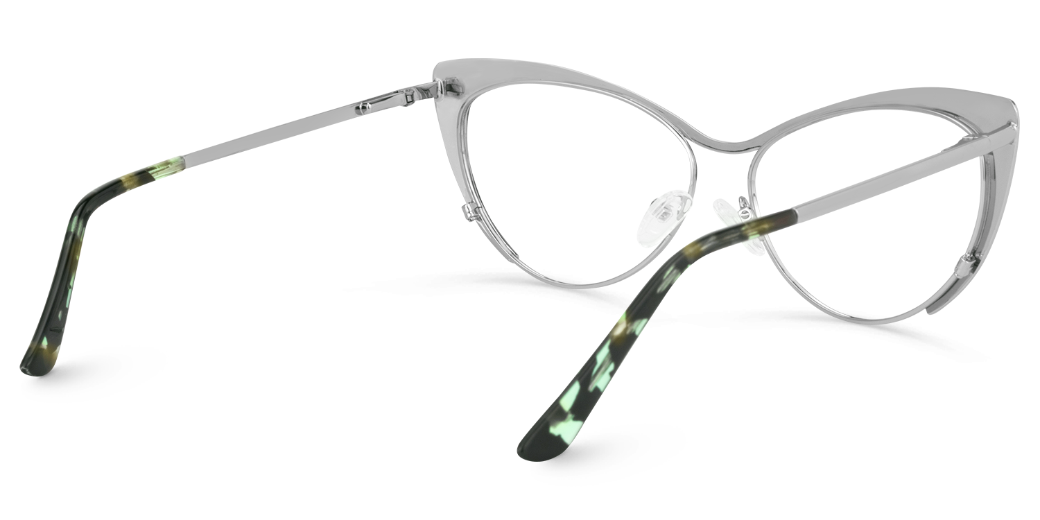 Cateye Black Glasses | Zeelool Eyeglasses4
