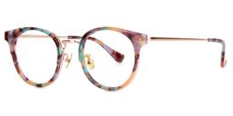 Angelia Floral Round Glasses2