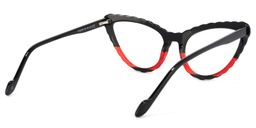 Presley Cateye Red Glasses4